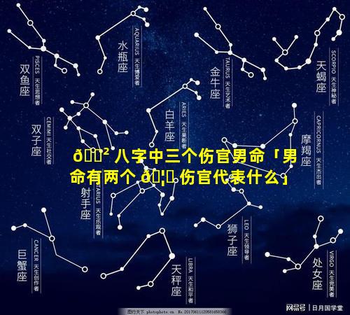 🌲 八字中三个伤官男命「男命有两个 🦍 伤官代表什么」